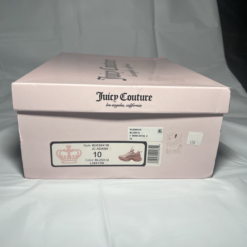 JUICY COUTURE Women's Adana Sneakers WJ03841W Color Blush-Q Size 10 Very Clean! - Picture 10 of 10